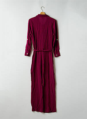Salopetă-pantalon buzunare mâneci lungi violet SCARLET ROOS femeie