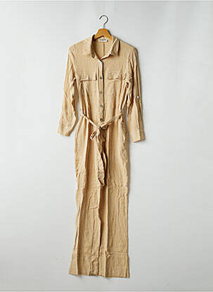 Salopetă-pantalon bej SCARLET ROOS femeie