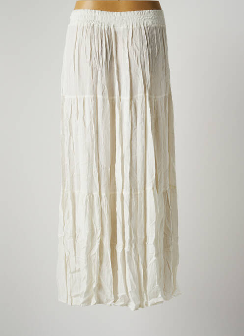 Fustă lungă alb VIE TA VIE femeie