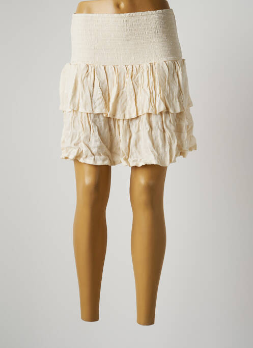 Fustă scurtă bej B.YOUNG femeie