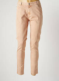 Pantalon slim talie joasă talie joasă roz EVA KAYAN femeie