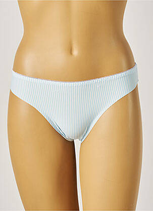 Tanga microfibre albastru ROSA JUNIO femeie