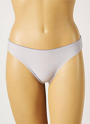 Tanga microfibre gri ROSA JUNIO femeie