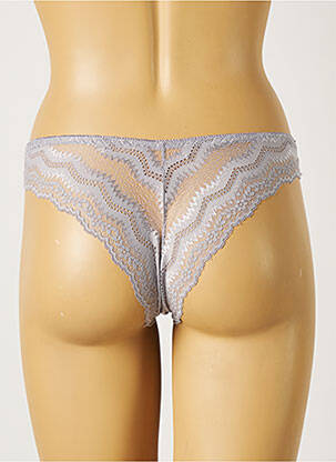 Tanga microfibre gri ROSA JUNIO femeie