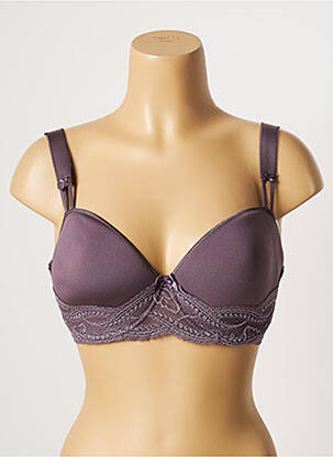 Sutien țesătură dantelă top sutien modelat violet SIMONE PERELE femeie