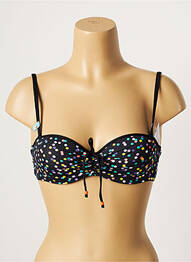 Sutien de costum de baie elasticitate top sutien modelat negru CHERRY BEACH femme
