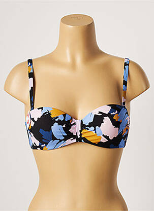 Sutien de costum de baie elasticitate top sutien modelat negru LOU femeie