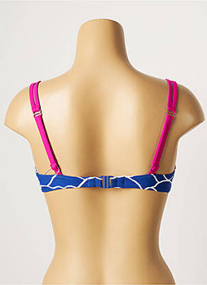 Sutien de costum de baie elasticitate top sutien modelat albastru BELCOR femeie