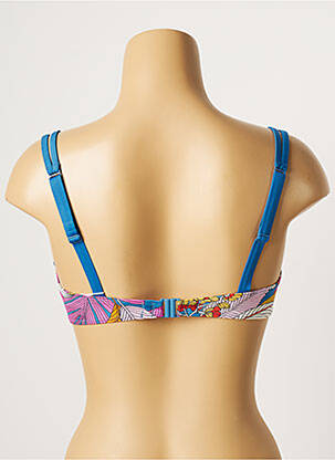 Sutien de costum de baie elasticitate top sutien modelat albastru BELCOR femeie