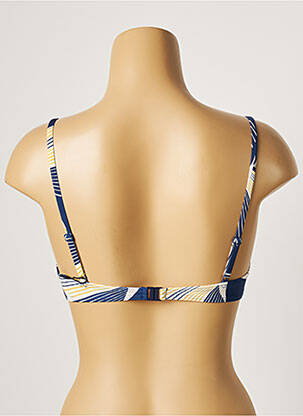 Sutien de costum de baie elasticitate top sutien modelat albastru LOU femeie