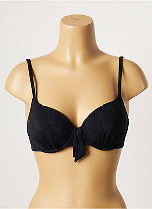 Sutien de costum de baie elasticitate top sutien modelat negru LOU femeie
