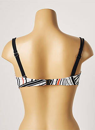 Sutien de costum de baie elasticitate top sutien modelat negru BELCOR femeie
