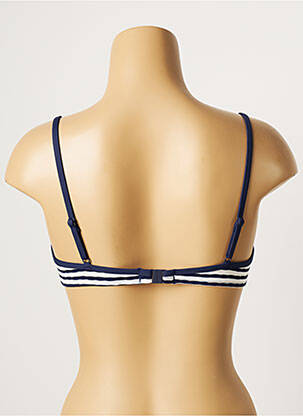 Sutien de costum de baie elasticitate top sutien modelat alb CHERRY BEACH femeie