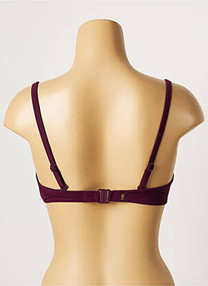 Sutien de costum de baie elasticitate top sutien modelat violet LOU femeie