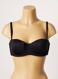 Sutien de costum de baie elasticitate top sutien modelat negru BELCOR femme
