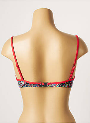 Sutien de costum de baie elasticitate top sutien push-up albastru CHERRY BERRY femeie