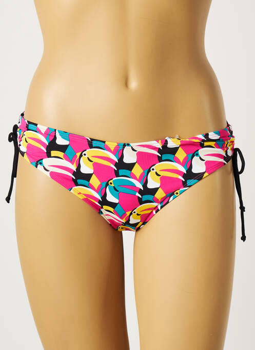 Chiloți de baie roz CHERRY BEACH femeie