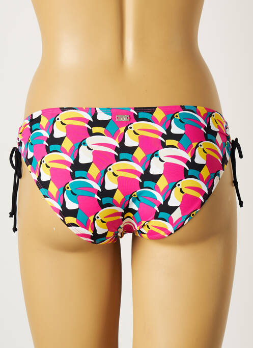 Chiloți de baie roz CHERRY BEACH femeie