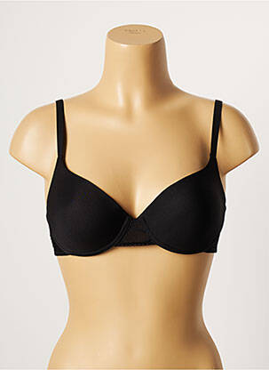 Sutien țesătură dantelă top sutien modelat negru FEMILET femeie