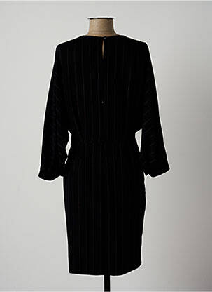 Rochie midi mâneci 3/4 mâneci 3/4 negru LAUREN VIDAL femeie