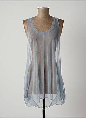 Tunică fără mâneci albastru LAUREN VIDAL femeie