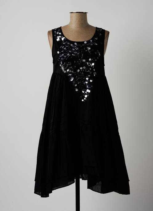 Rochie midi negru LAUREN VIDAL femeie