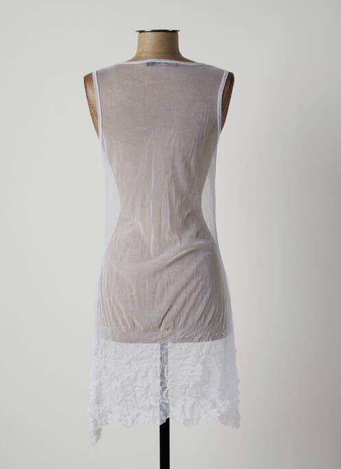 Rochie midi alb LAUREN VIDAL femeie