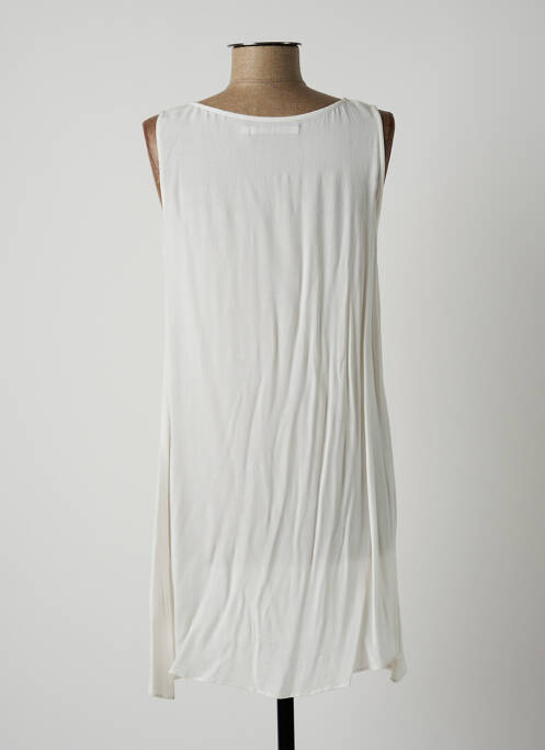 Rochie scurtă alb LAUREN VIDAL femeie