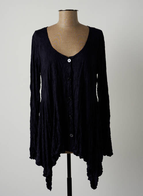 Vestă cu mâneci lungi albastru LAUREN VIDAL femeie