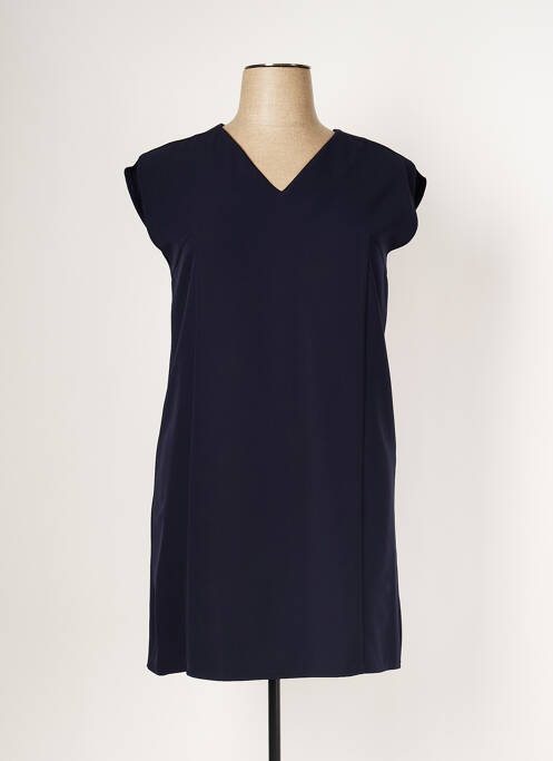 Rochie scurtă albastru LAUREN VIDAL femeie