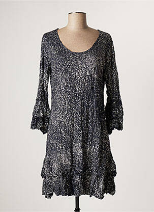 Rochie midi albastru LAUREN VIDAL femeie