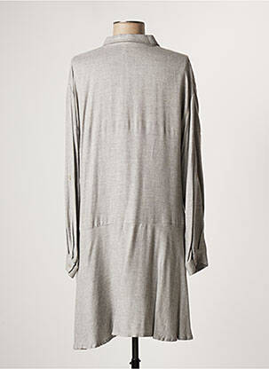 Rochie midi mâneci lungi mâneci lungi gri NETWORK femeie