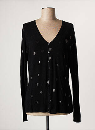 Vestă cu mâneci lungi negru LAUREN VIDAL femeie