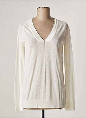 Pulover bej LAUREN VIDAL femeie