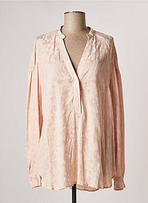 Tunică mâneci lungi roz LAUREN VIDAL femeie