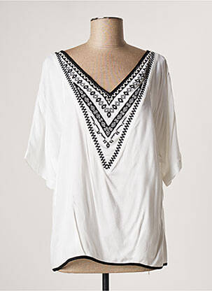 Bluză alb LAUREN VIDAL femeie