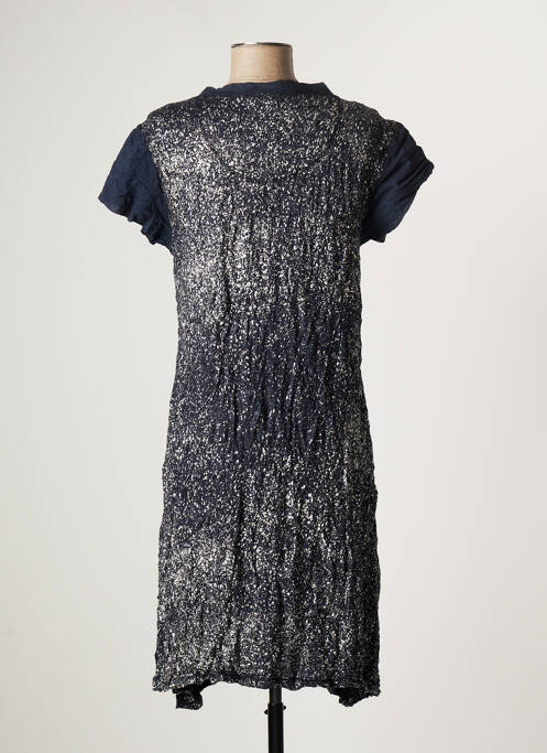 Rochie midi albastru LAUREN VIDAL femeie