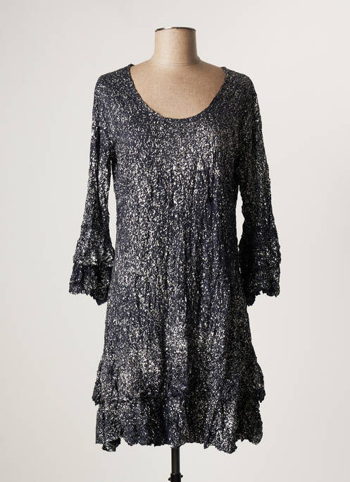 Rochie midi albastru LAUREN VIDAL femeie