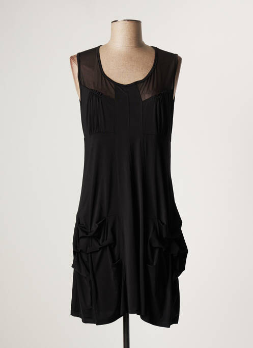 Rochie midi negru LAUREN VIDAL femeie