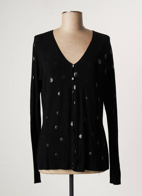 Vestă cu mâneci lungi negru LAUREN VIDAL femeie