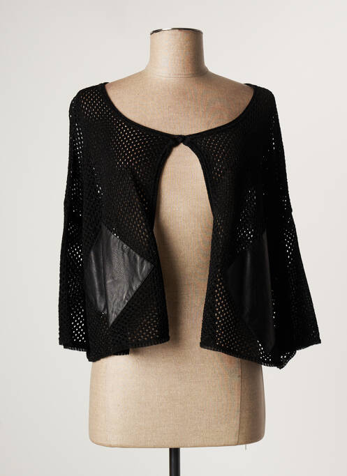 Vestă cu mâneci lungi negru LAUREN VIDAL femeie