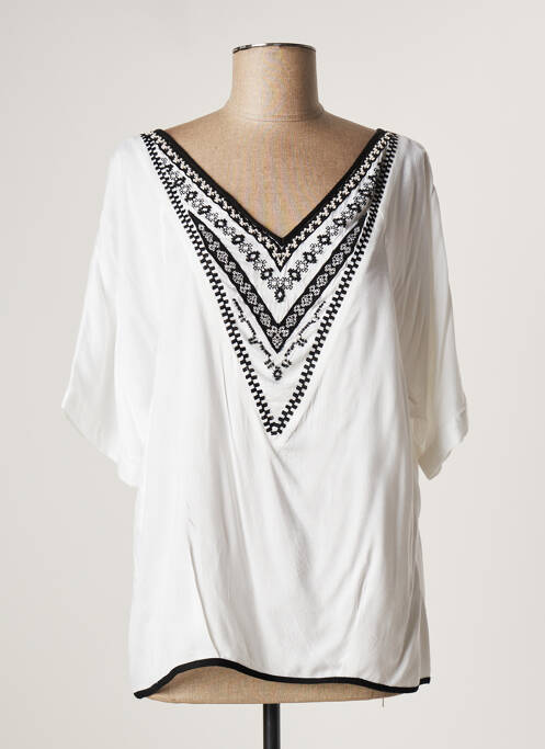 Bluză alb LAUREN VIDAL femeie