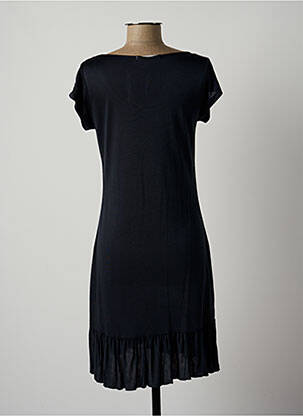 Rochie midi mâneci scurte mâneci scurte gri LAUREN VIDAL femeie
