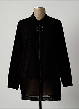 Jachetă vânt negru LAUREN VIDAL femeie