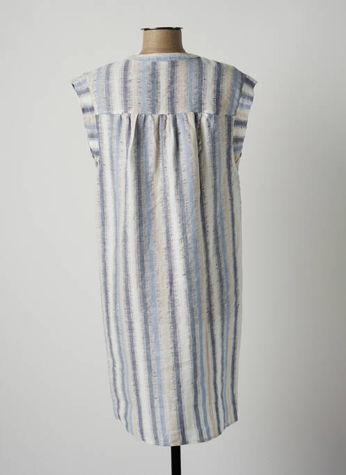 Rochie midi albastru LAUREN VIDAL femeie