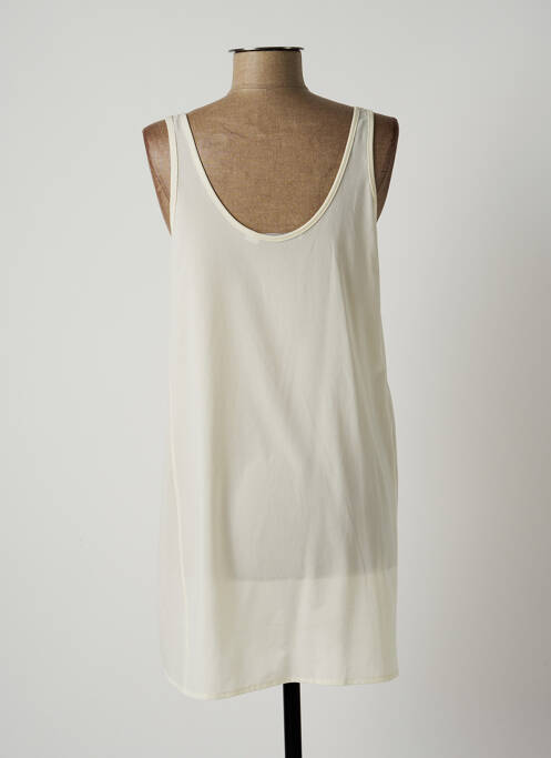 Rochie scurtă bej LAUREN VIDAL femeie