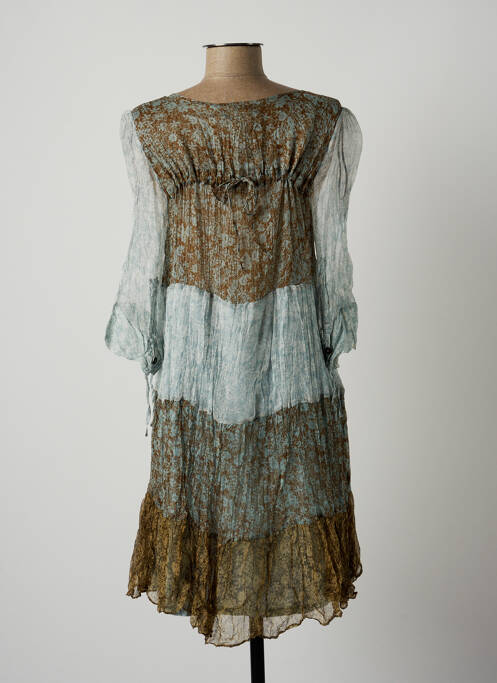 Rochie scurtă albastru LAUREN VIDAL femeie