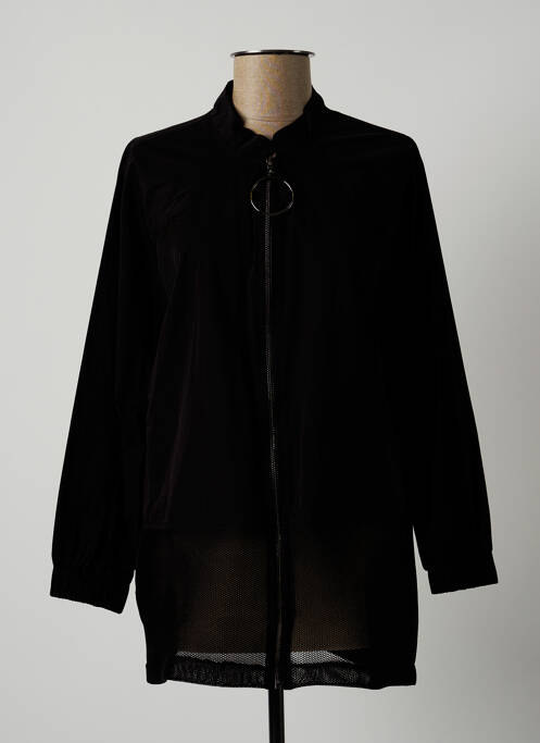 Jachetă vânt negru LAUREN VIDAL femeie