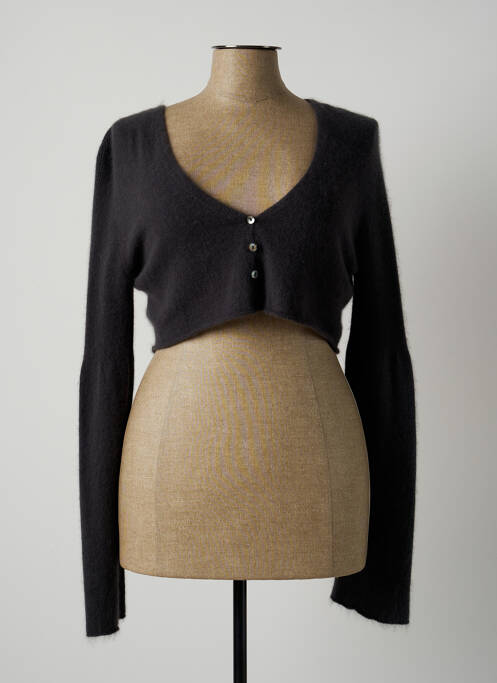 Vestă cu mâneci lungi gri LAUREN VIDAL femeie