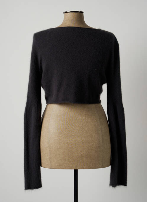 Vestă cu mâneci lungi gri LAUREN VIDAL femeie